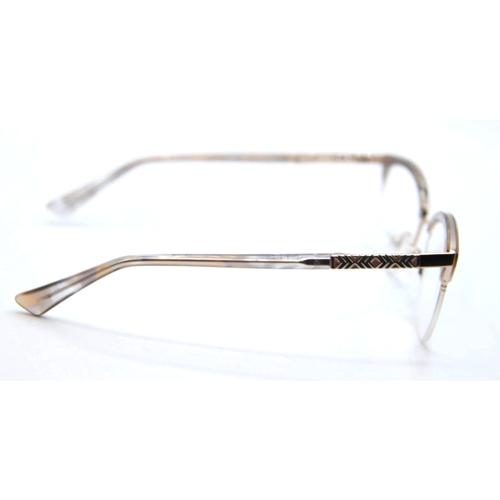 NICOLE MILLER RESORT MALLORCA C01 CLEAR BROWN AUTHENTIC EYEGLASS FRAMES 51-18 - Picture 3 of 4
